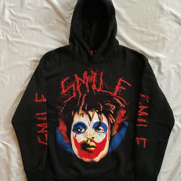 Juice Wrld XO Vlone Joker Hoodie - Picture 2 of 16